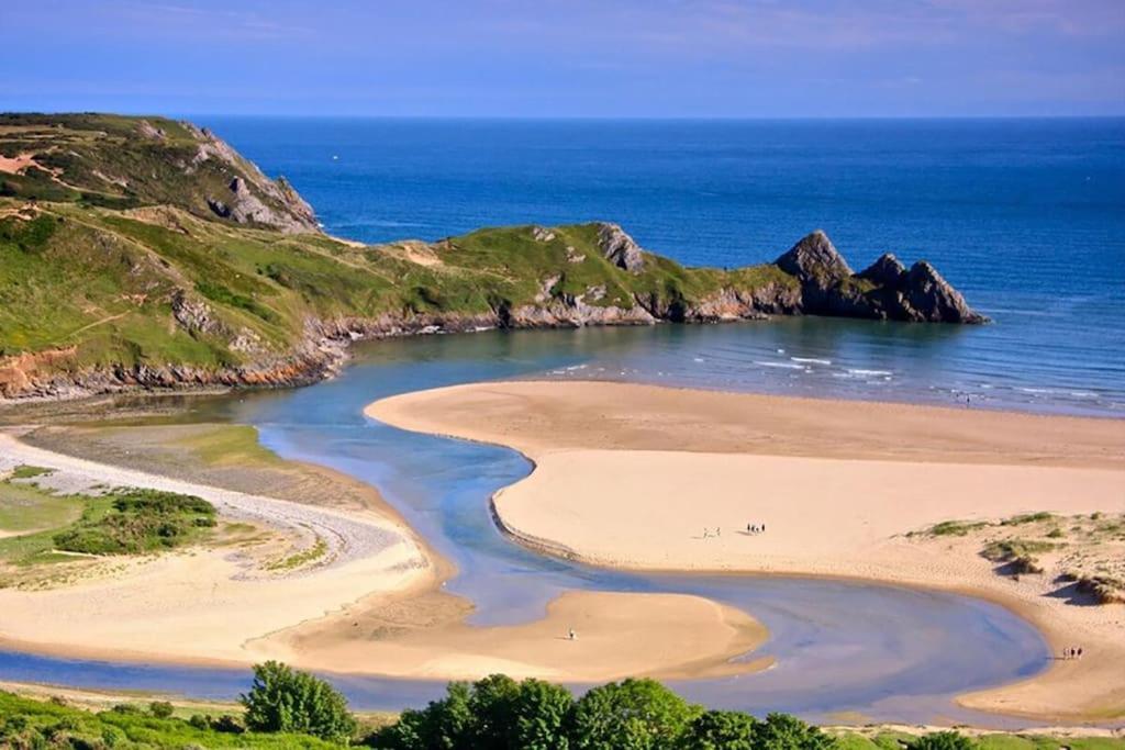 Ocean Breeze, Gower Holiday Village. Allows Dogs 斯旺西 外观 照片